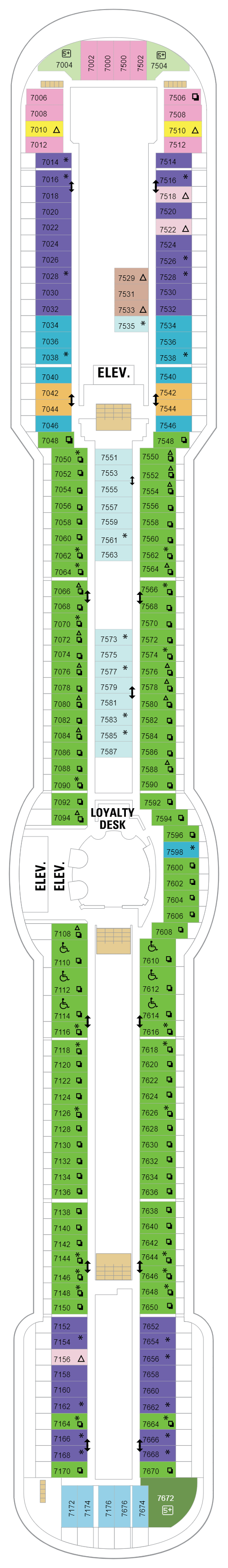 Deck plan for Deck 07