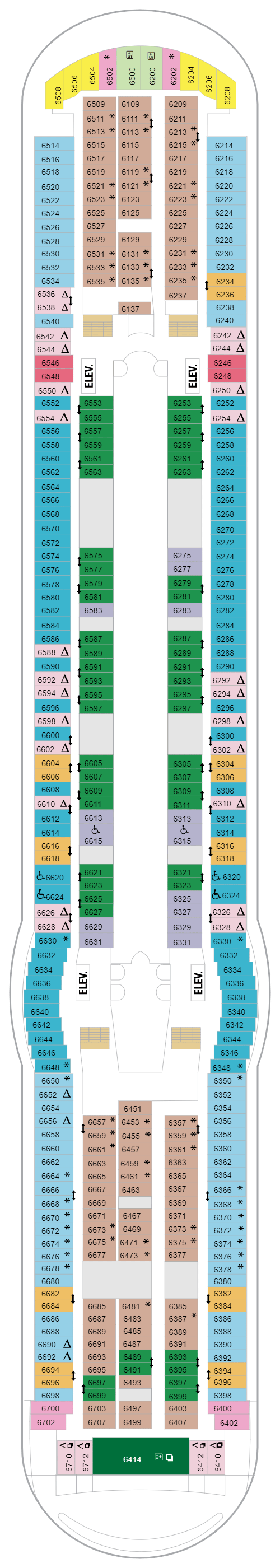 Deck plan for Deck 06