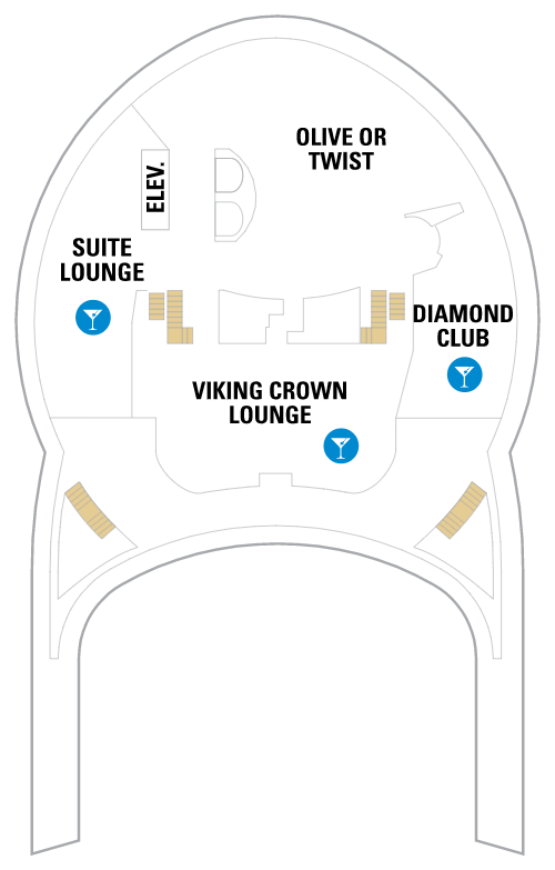 Deck plan for Deck 14