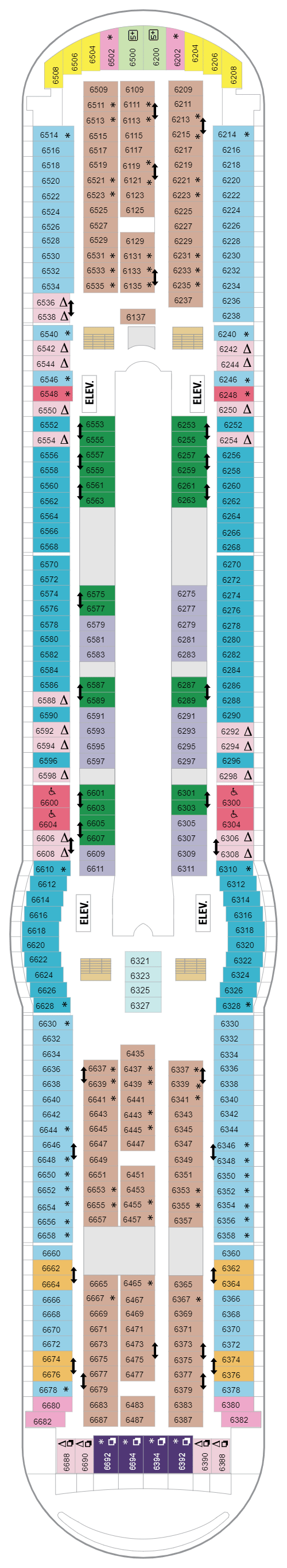 Deck plan for Deck 06