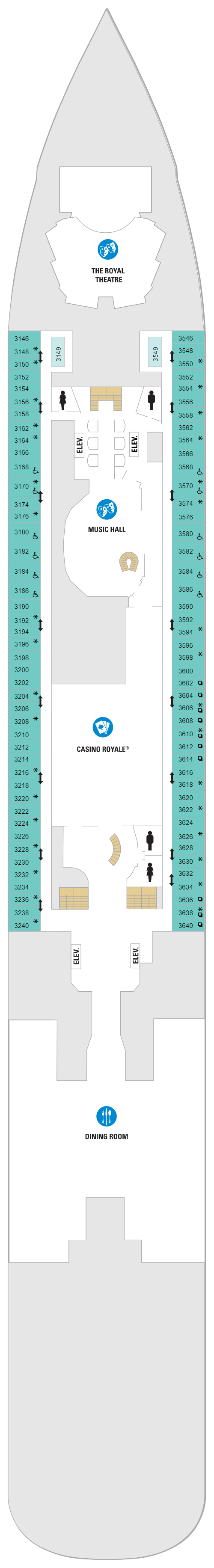 Deck plan for Deck 03