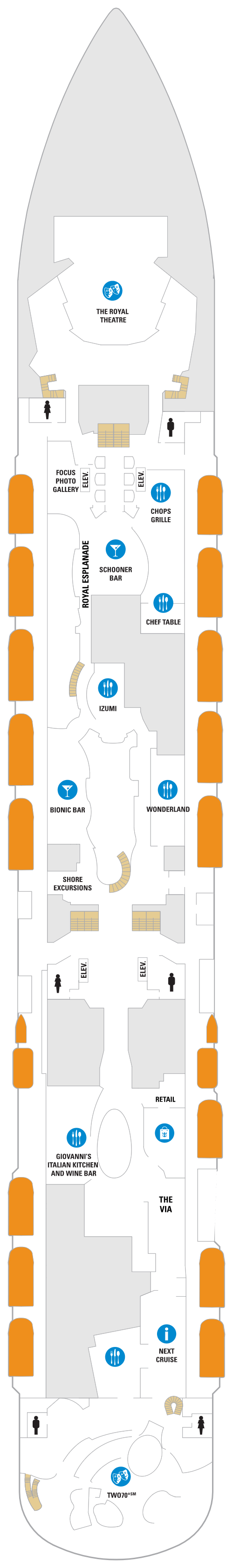Deck plan for Deck 05