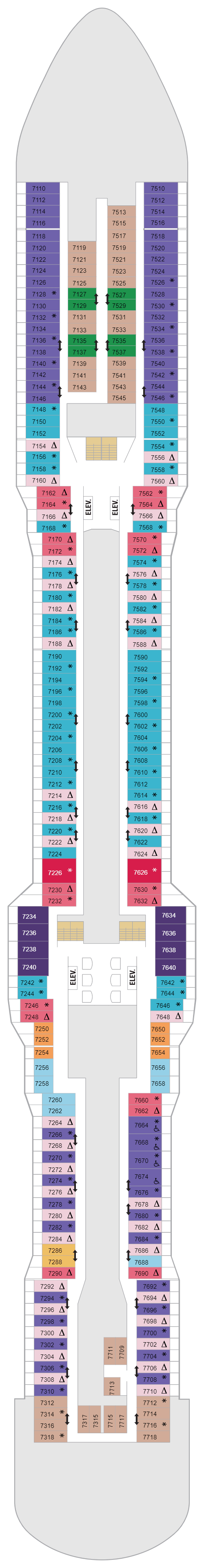 Deck plan for Deck 07