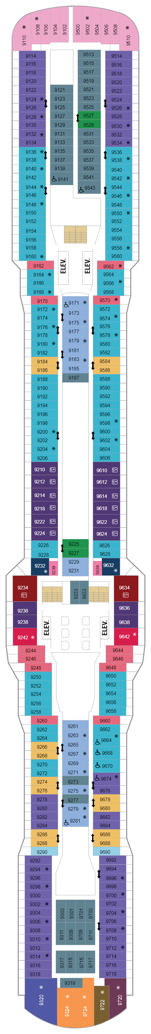 Deck plan for Deck 09