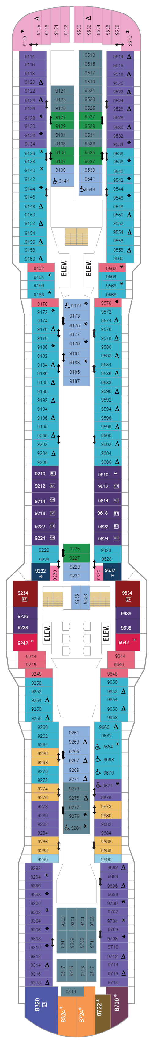 Deck plan for Deck 09