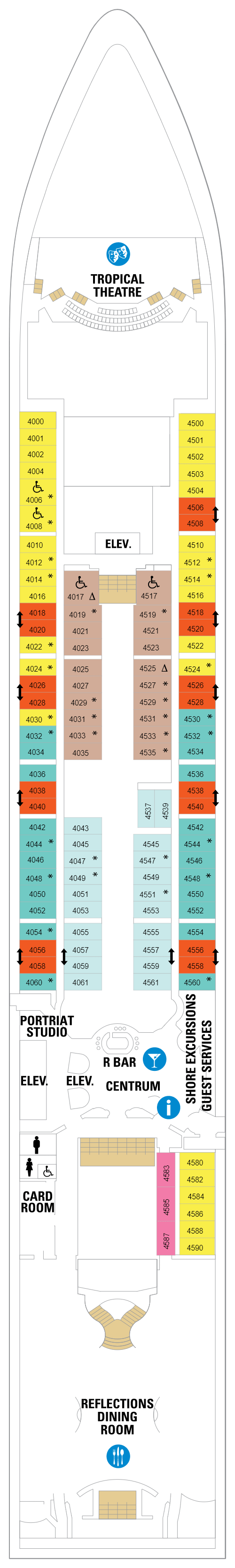 Deck plan for Deck 04