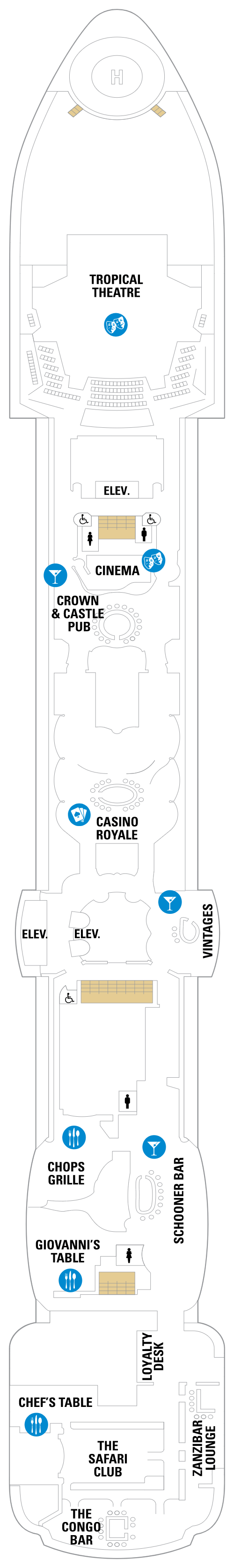 Deck plan for Deck 06