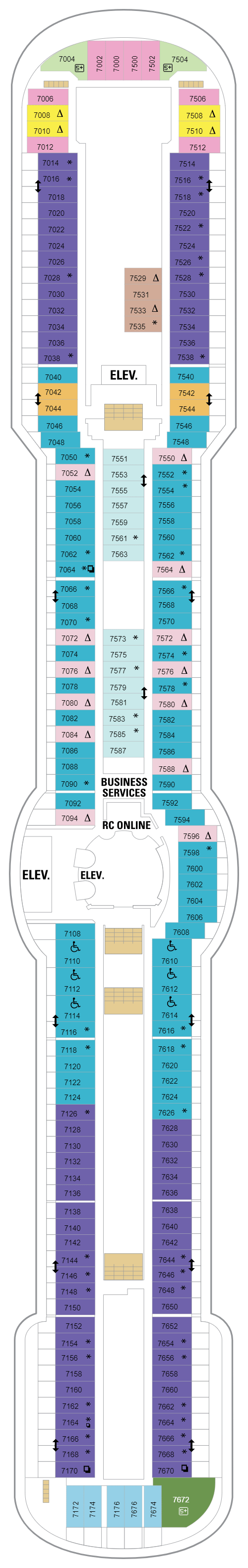 Deck plan for Deck 07