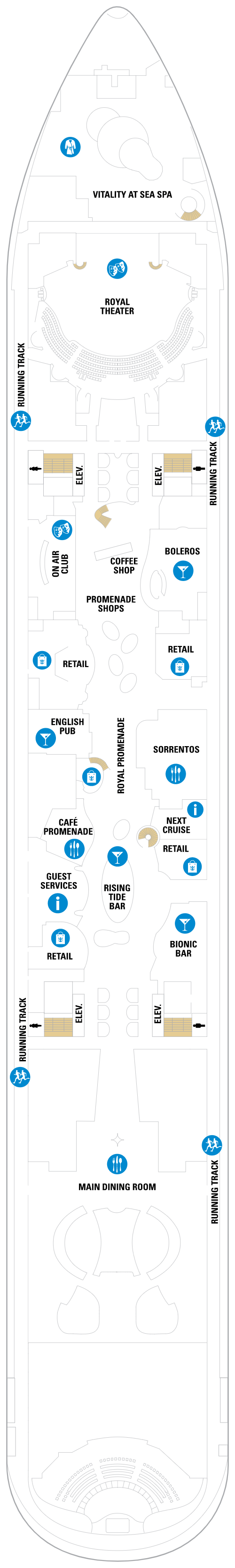 Deck plan for Deck 05