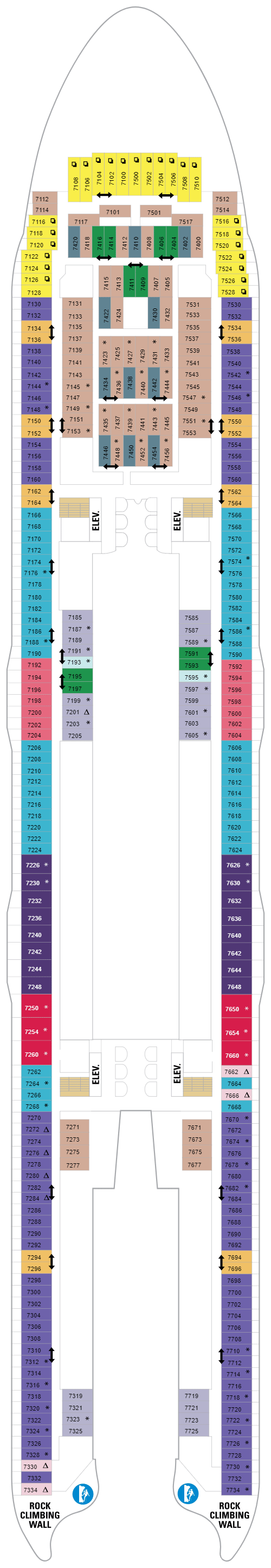 Deck plan for Deck 07