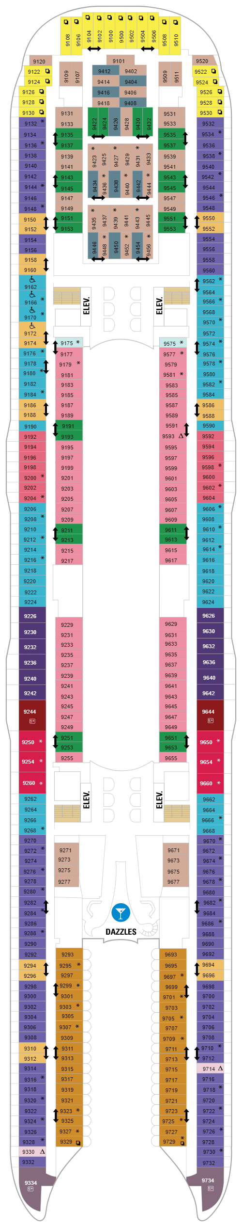 Deck plan for Deck 09