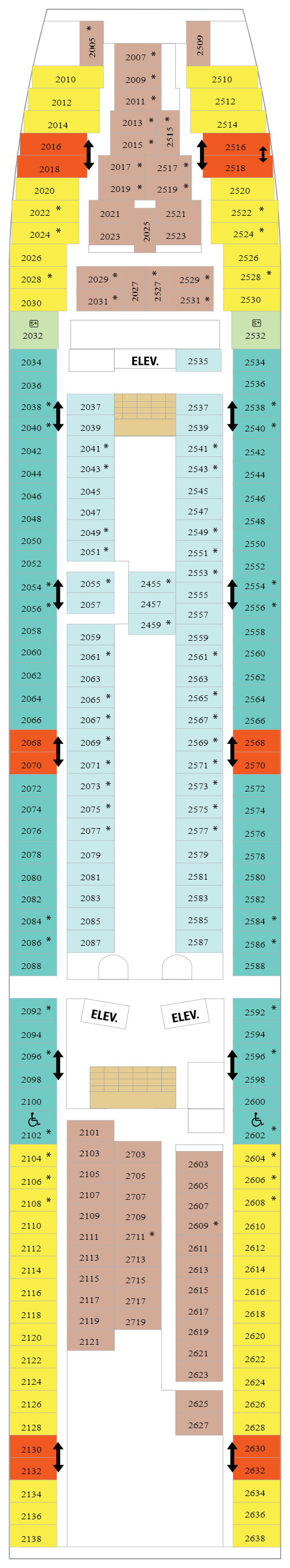 Deck plan for Deck 02