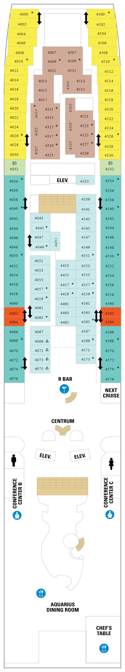 Deck plan for Deck 04