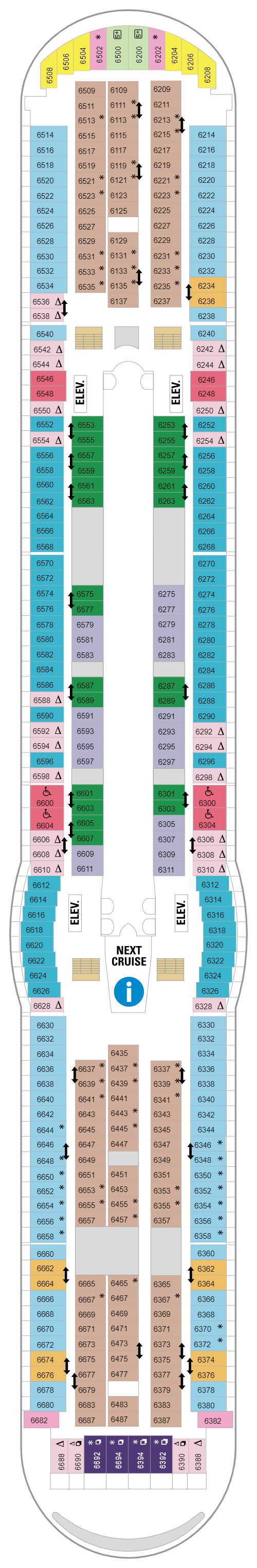 Deck plan for Deck 06