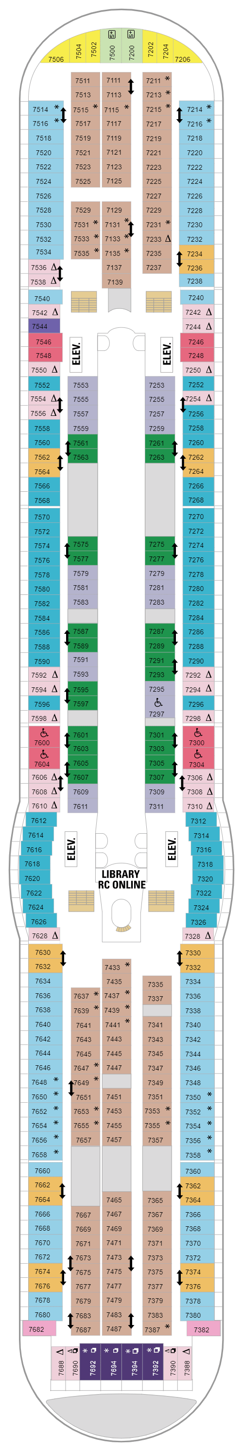 Deck plan for Deck 07
