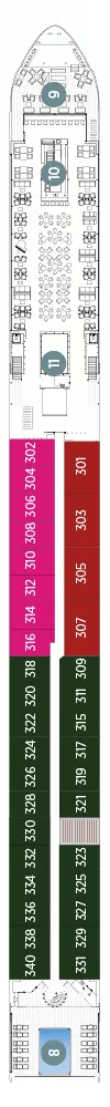 Deck plan for Horizon Deck