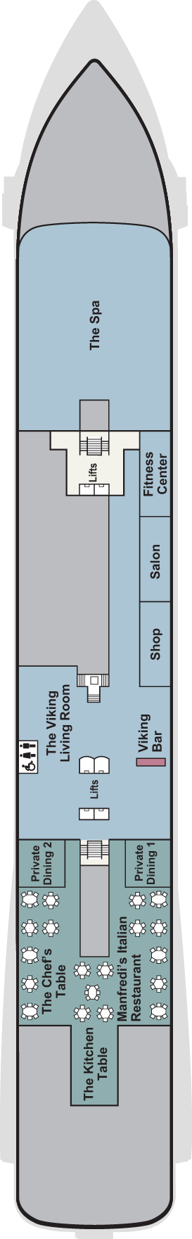 Deck plan for Deck 1