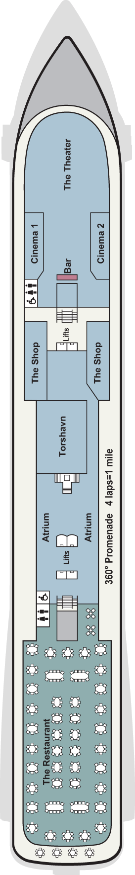 Deck plan for Deck 2