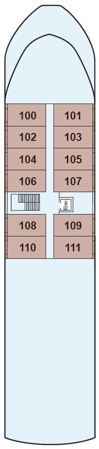 Deck plan for Main Deck