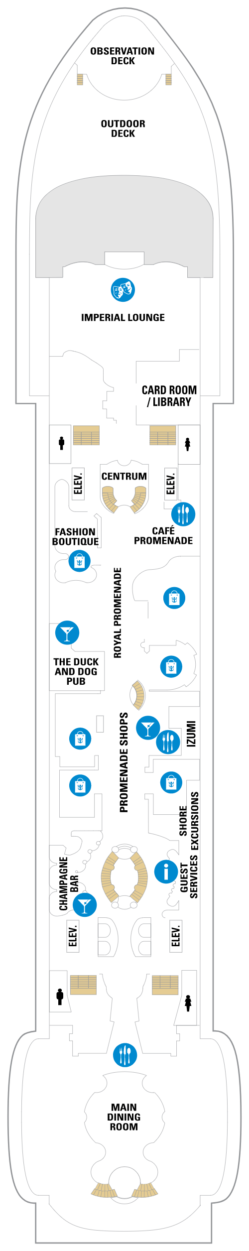 Deck plan for Deck 05