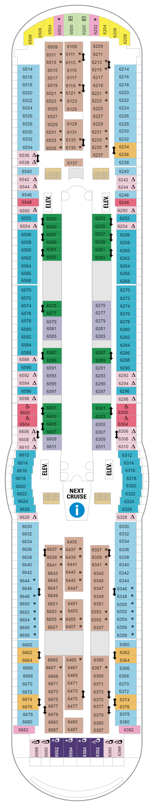 Deck plan for Deck 06