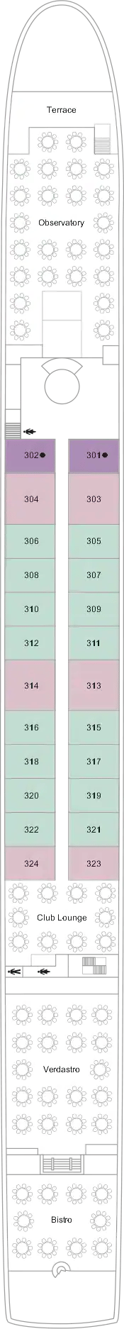 Deck plan for Deck 3