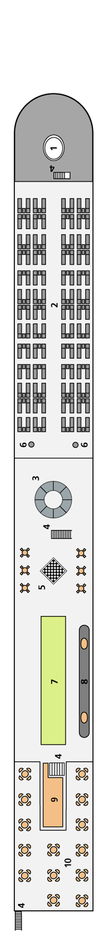 Deck plan for Deck 4
