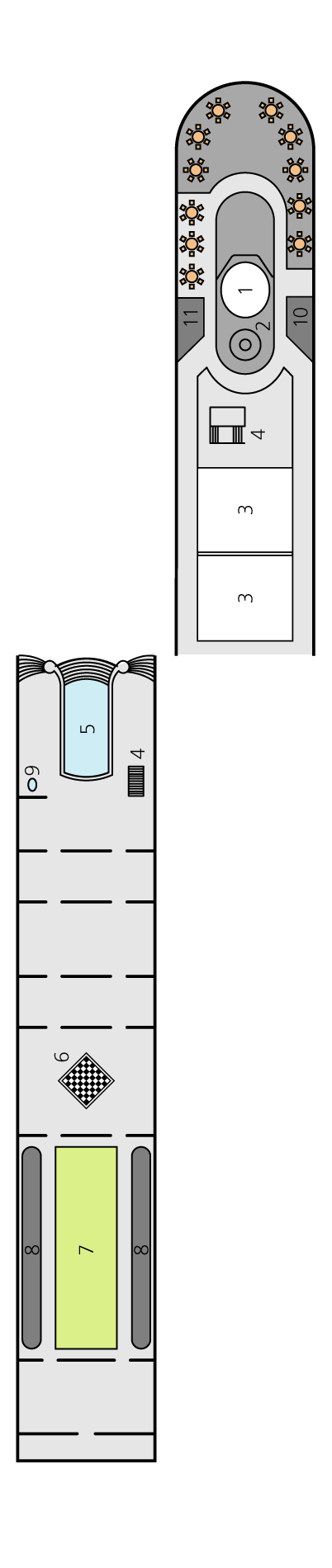 Deck plan for Deck 4