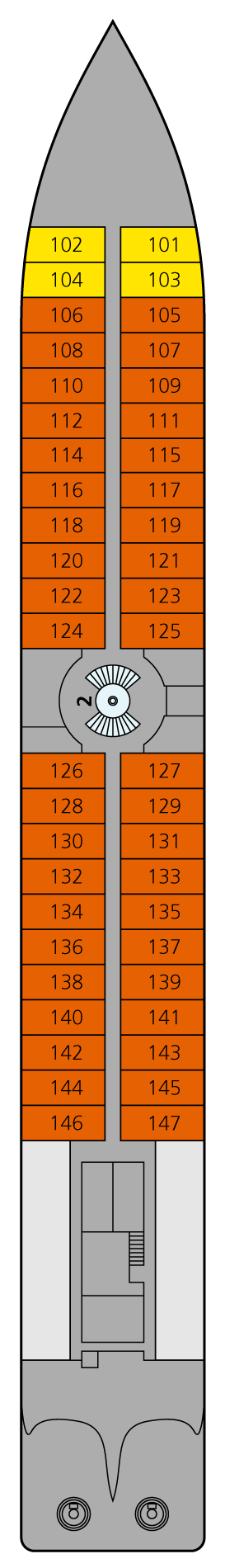 Deck plan for Deck 1