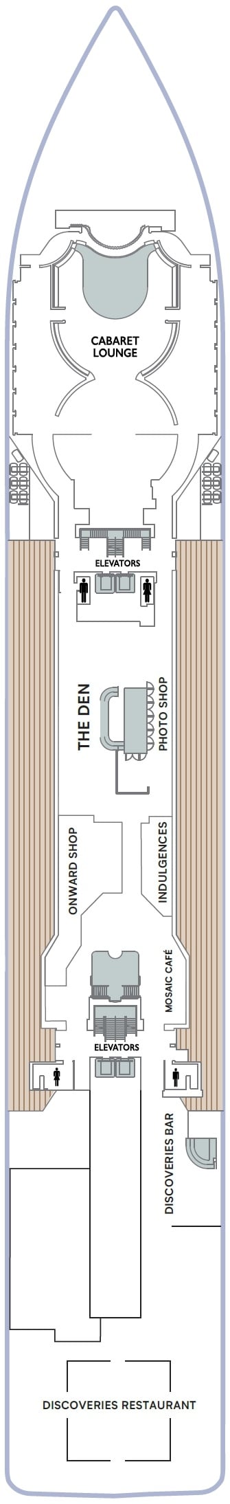 Deck plan for Deck 5