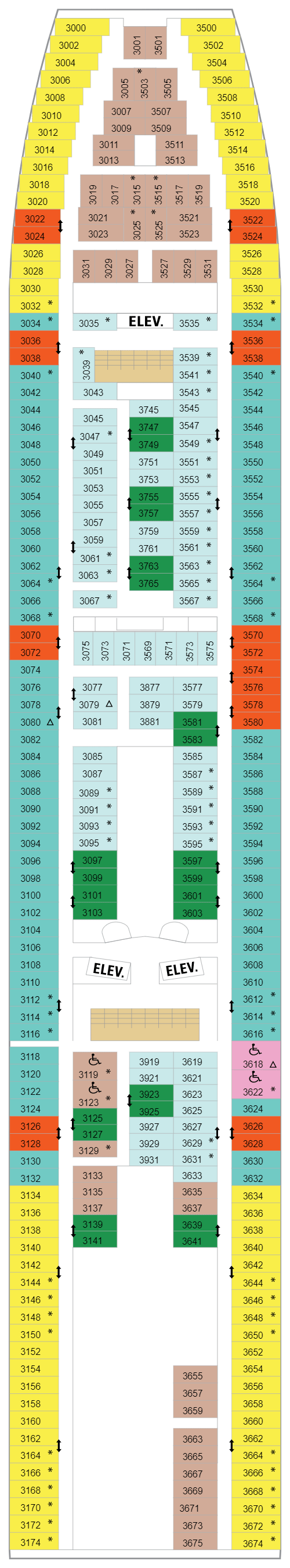 Deck plan for Deck 03