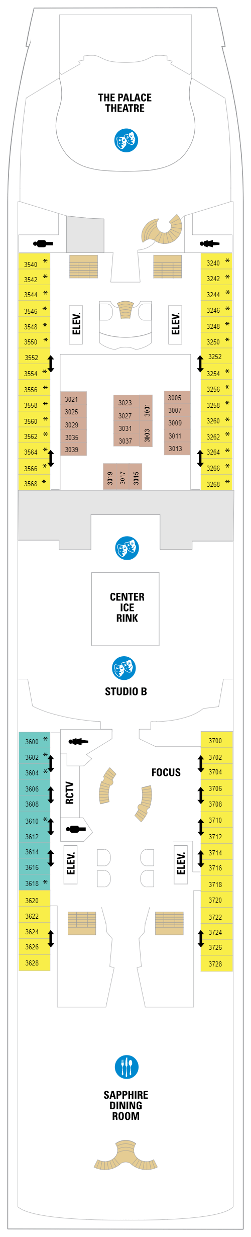 Deck plan for Deck 03