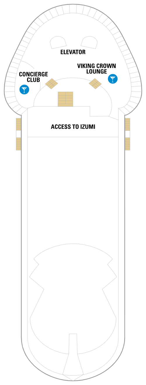 Deck plan for Deck 11