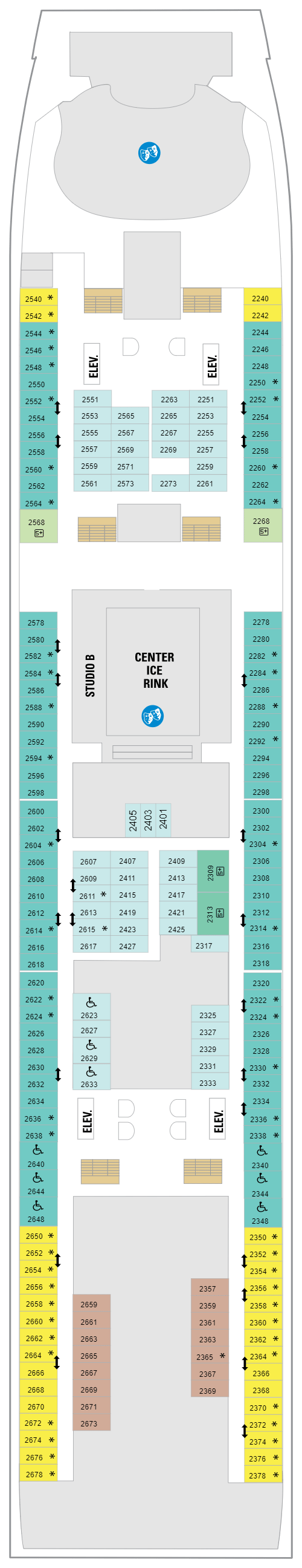 Deck plan for Deck 02