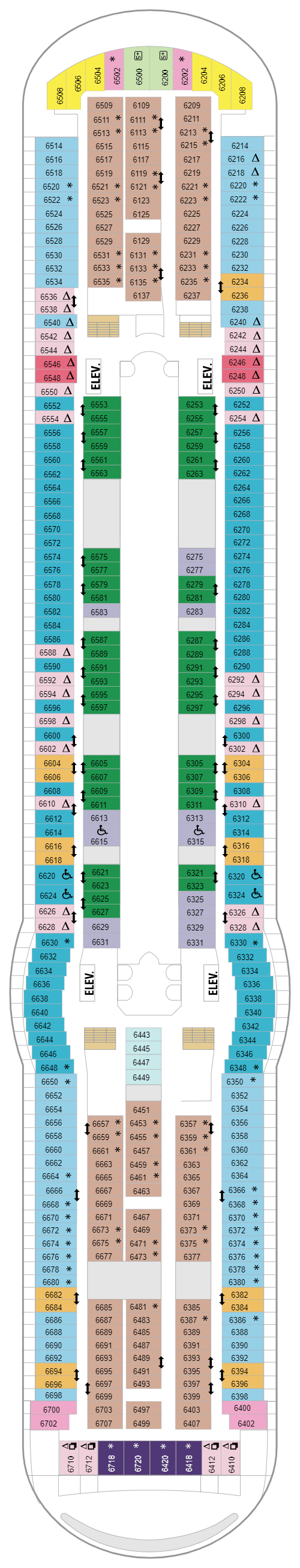 Deck plan for Deck 06