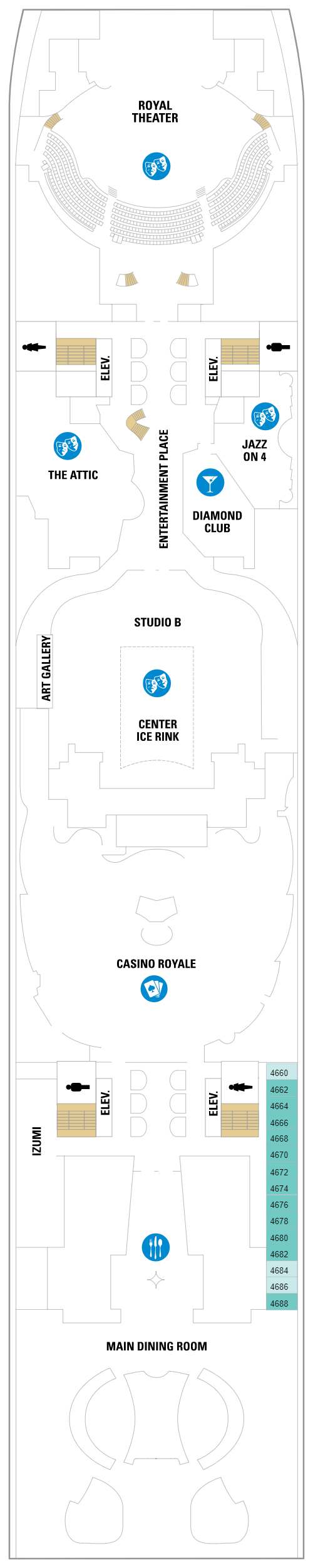 Deck plan for Deck 04