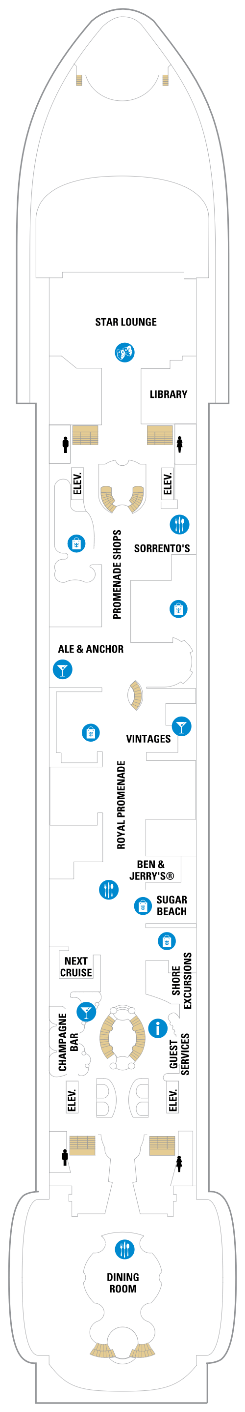 Deck plan for Deck 05