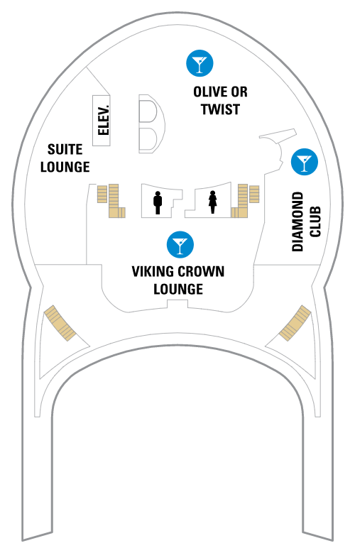 Deck plan for Deck 14