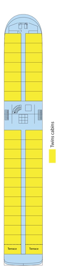 Deck plan for Upper Deck