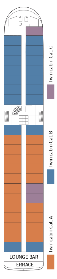 Deck plan for Upper Deck