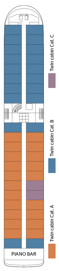 Deck plan for Upper Deck