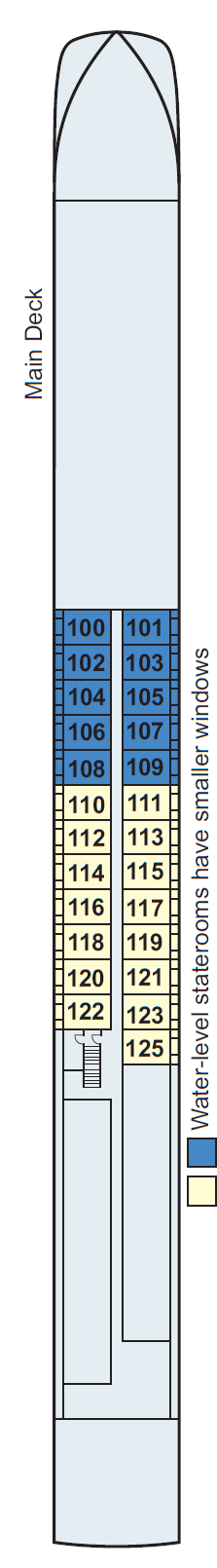 Deck plan for Main Deck