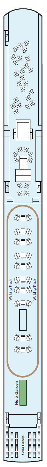 Deck plan for Sun Deck