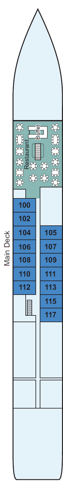 Deck plan for Main Deck
