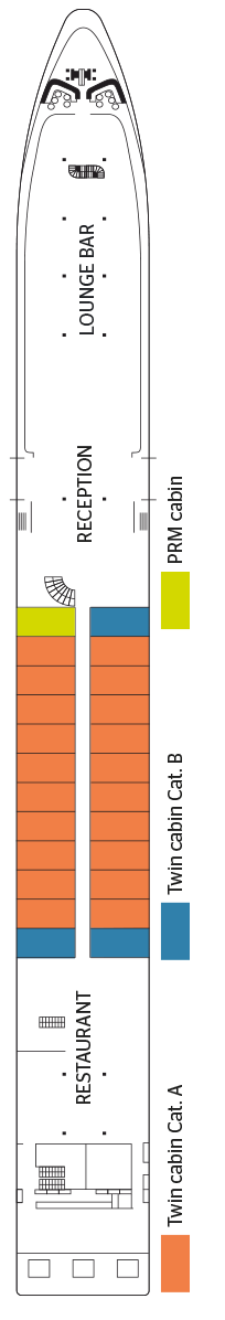 Deck plan for Upper Deck