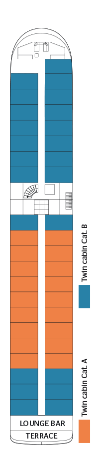Deck plan for Upper Deck