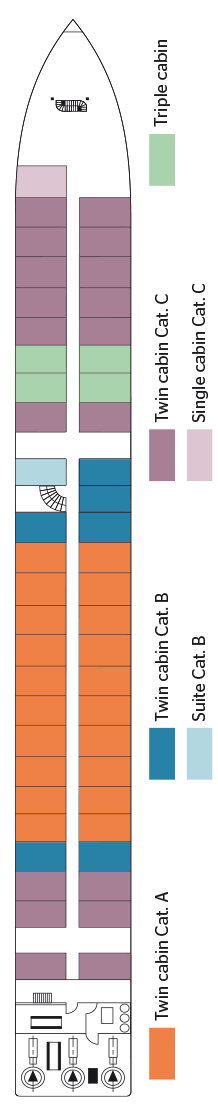 Deck plan for Main Deck