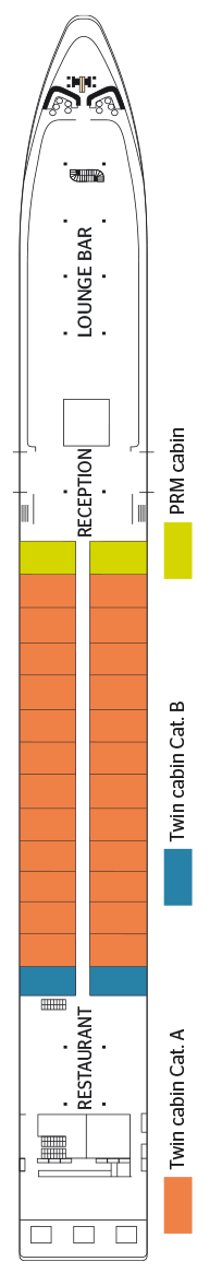 Deck plan for Upper Deck