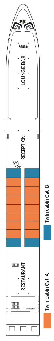 Deck plan for Upper Deck