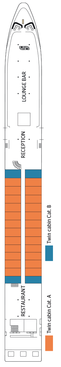 Deck plan for Upper Deck
